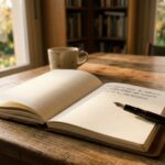 La claridad no se piensa: se escribe Libreta abierta para escribir y ordenar pensamientos con calma.